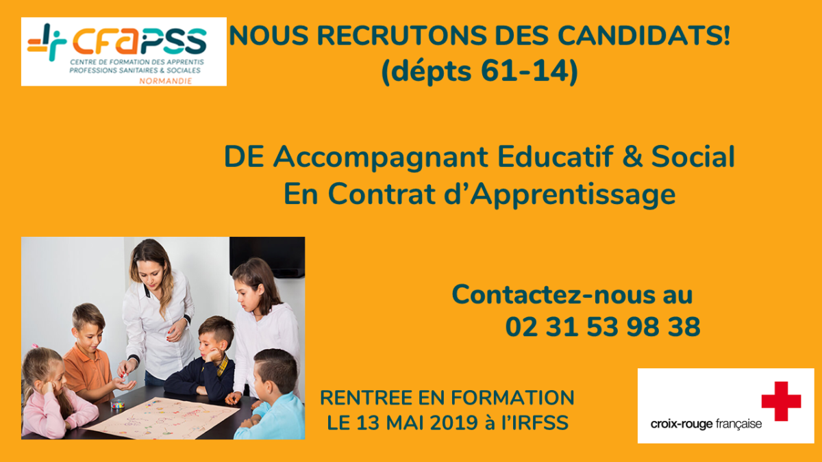 OFFRES D'APPRENTISSAGE AES ORNE  www.cfapssnormandie.com